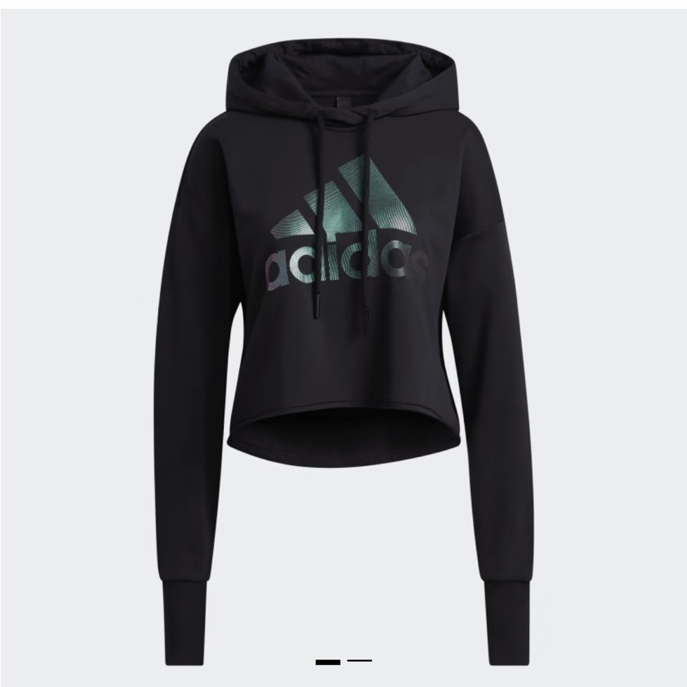 Adidas holiday graphic hoodie small